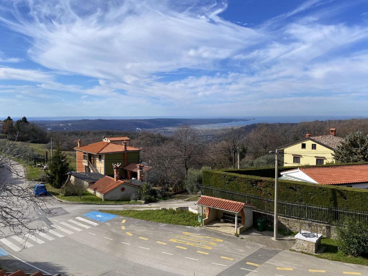Sea View Istrian Countryside Apartment - Rota Dragonja Luaran gambar