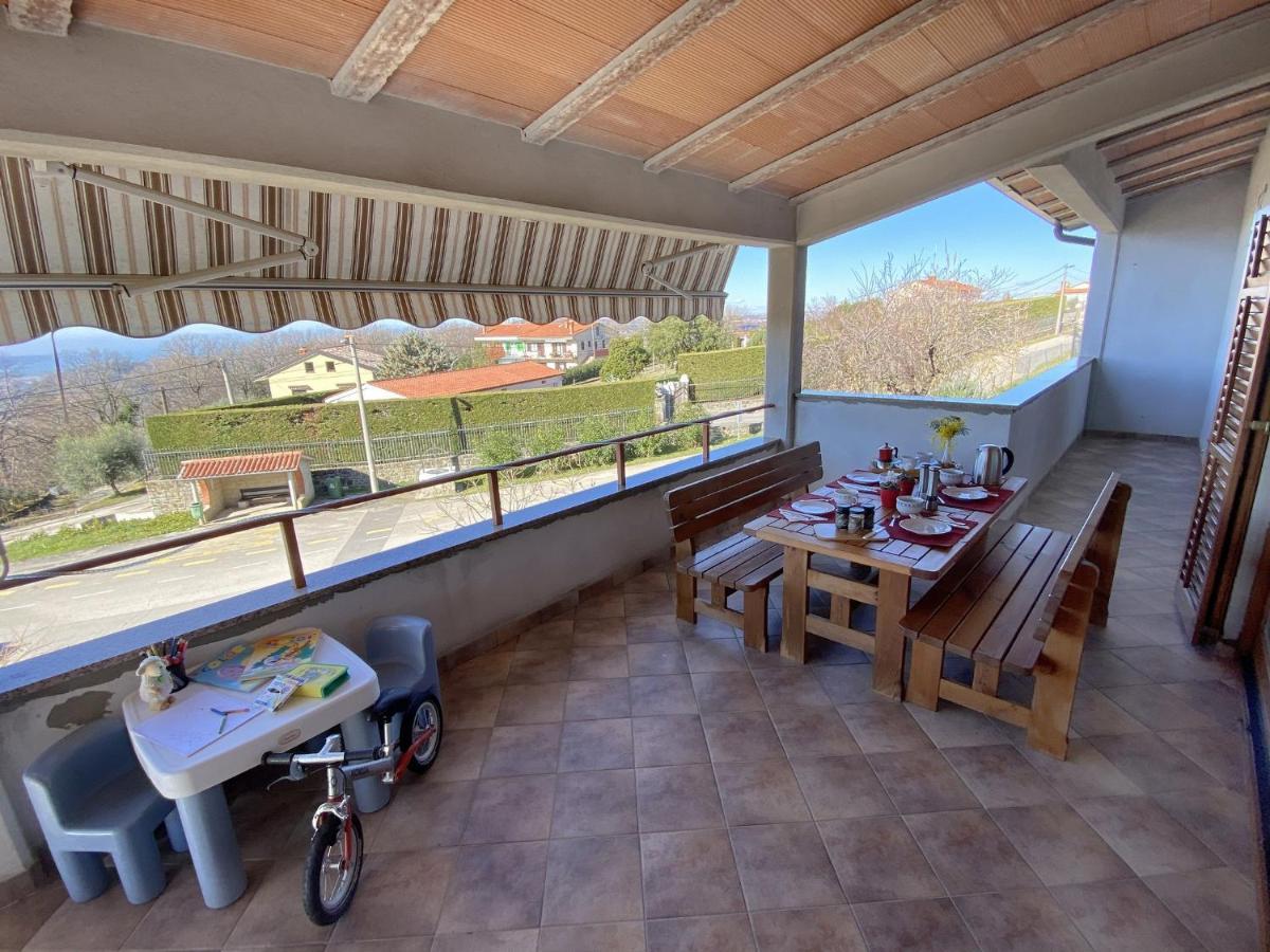 Sea View Istrian Countryside Apartment - Rota Dragonja Luaran gambar