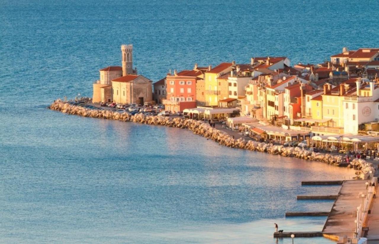 Sea View Istrian Countryside Apartment - Rota Dragonja Luaran gambar