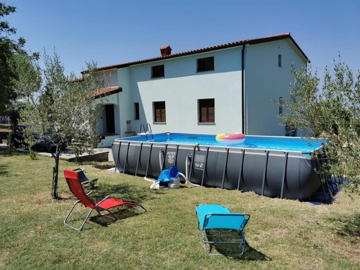 Sea View Istrian Countryside Apartment - Rota Dragonja Luaran gambar